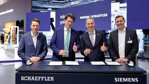 Inteligência artificial: A Schaeffler e a Siemens intensificam a sua colaboração